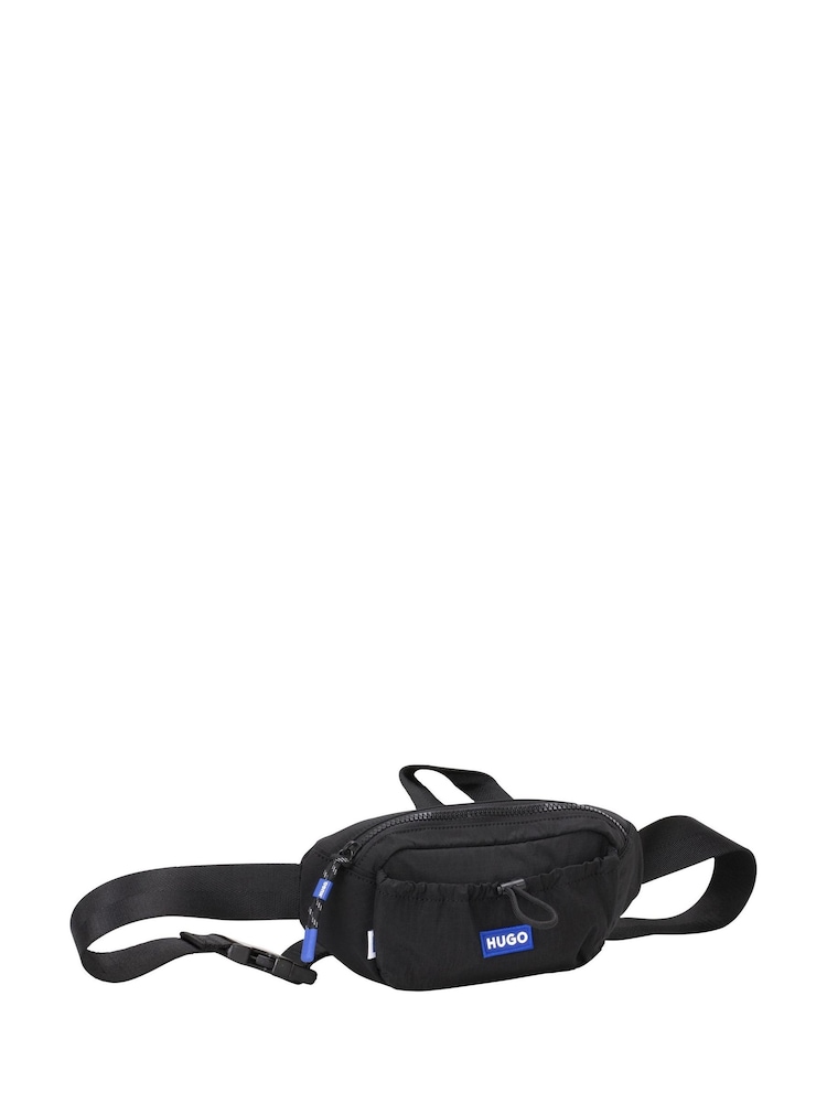 HUGO Black Vytal Cord Bumbag - Image 1 of 3