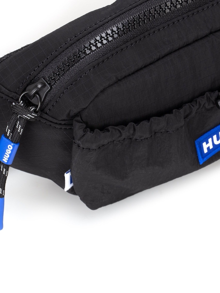 HUGO Black Vytal Cord Bumbag - Image 3 of 3 HUGO Black Vytal Cord Bumbag - Image 3 of 3