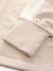 B by Ted Baker Ecru Longline Zip Through Hoodie - Imagen 9 de 11