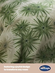 Silentnight Cream Green Snugsie Winter Lux 240 x 180cm Giant Blanket - Image 5 of 8