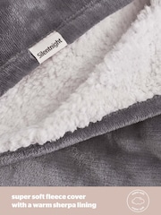 Silentnight Charcoal Snugsie XL Kingsize 270 x 230cm Family Blanket - Image 3 of 7