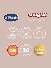 Silentnight Charcoal Snugsie XL Kingsize 270 x 230cm Family Blanket - Image 7 of 7