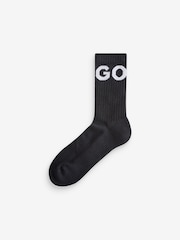 Schwarz - HUGO Hugo Sport Socks 3 Pack - Bild 3 von 7
