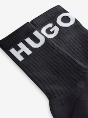 Schwarz - HUGO Hugo Sport Socks 3 Pack - Bild 5 von 7