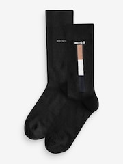 BOSS Black Iconic Cotton Socks 2 Pack - Image 1 of 5