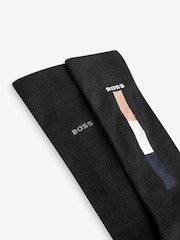BOSS Black Iconic Cotton Socks 2 Pack - Image 4 of 5