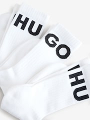 Weiß - HUGO Hugo Sport Socks 3 Pack - Bild 5 von 6
