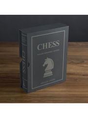 WS Games Dark Grey Chess Vintage Bookshelf Board Game - Image 7 of 11