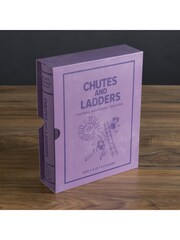 WS Games Lilac Chutes and Ladders Vintage Bookshelf Board Game - Image 5 of 6