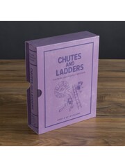 WS Games Lilac Chutes and Ladders Vintage Bookshelf Board Game - Image 7 of 11