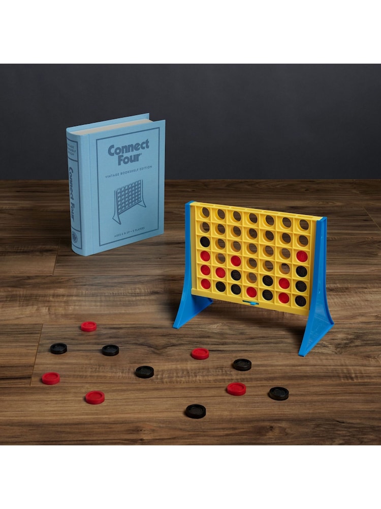 WS Games Brite Blue Connect Vintage Bookshelf Board Game - Image 1 of 6 WS Games Brite Blue Connect Vintage Bookshelf Board Game - Image 1 of 6
