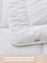 Silentnight Luxury Natural Heavyweight Wool White Duvet - Image 7 of 9