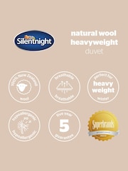 Silentnight Luxury Natural Heavyweight Wool White Duvet - Image 9 of 9