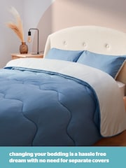 Silentnight Seersucker Coverless Duvet And Pillowcase Set - Image 2 of 10