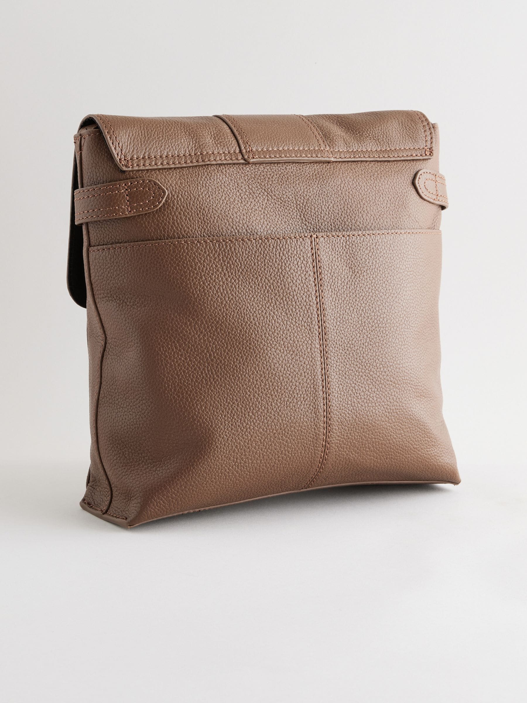 Buy Tan Brown Leather Messenger Bag from Next USA