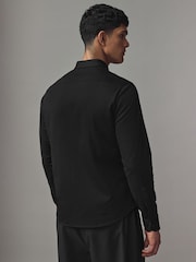 BOSS Black Motion Jersey Stretch Oxford 100% Cotton Shirt - Image 2 of 4