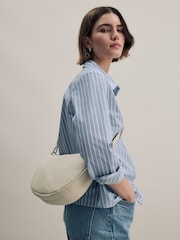 Bone Leather Sling Bag - Image 2 of 4