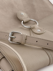 Stone Leather Messenger Bag - Image 6 of 8
