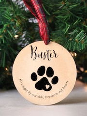 Personalised Pet Memorial Christmas Tree Ornament by Jonnys Sister - Image 1 of 2