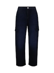 Baukjen Blue Wide Leg Cargo Jeans - Image 5 of 5