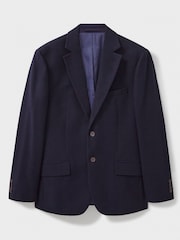 Crew Clothing Company Blue Banbury Wool Blazer - Image 5 of 5
