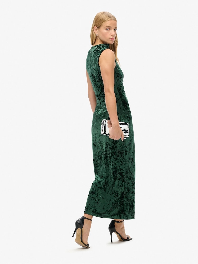 Superdry Maxikleid aus Samt - Bild 3 von 3 Superdry Maxikleid aus Samt - Bild 3 von 3
