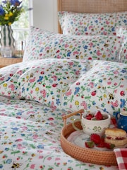 Cath Kidston Multi Bug Ditsy 100% Cotton Duvet Cover and Pillowcase Set - Image 2 of 4