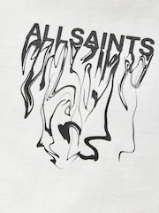 أبيض - تيشرت تلبيس واسع برقبة مستديرة Inksaints من smALLSAINTS - صورة 7 من 8
