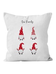 Personalised Christmas Family Gonk 100% Cotton Cushion by Koko Blossom - Image 3 of 3