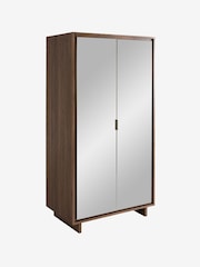 MADE.COM Dark Walnut Effect Kaci Mirror Double Wardrobe - Image 6 of 6