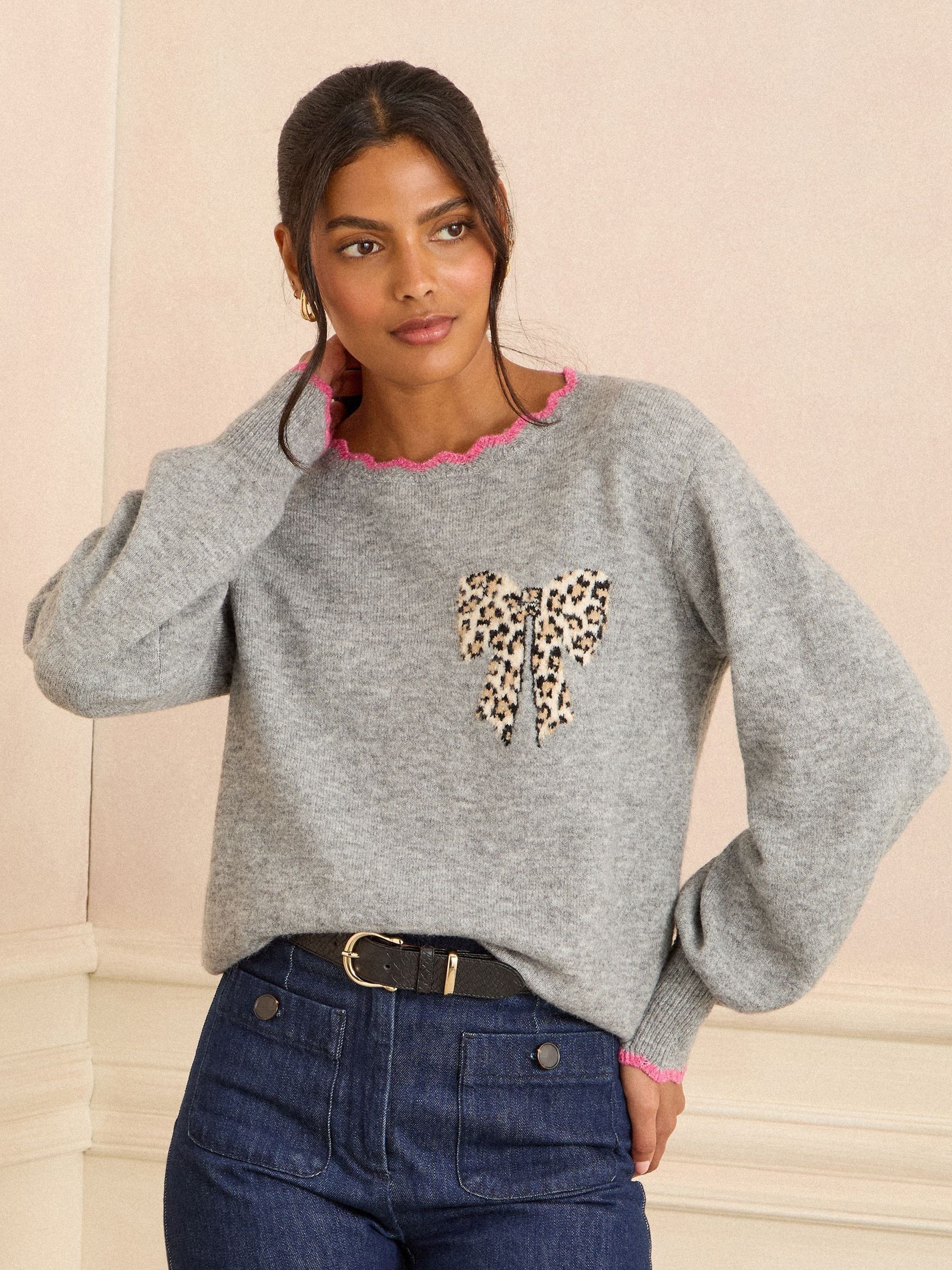 CASSANDRA - Super Soft Leopard Light Knitted Jumper