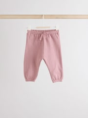 ורוד/שמנת - Baby Sweatshirt & Joggers 6 Piece Set (0mths-2yrs) - תמונה 10 מתוך 14