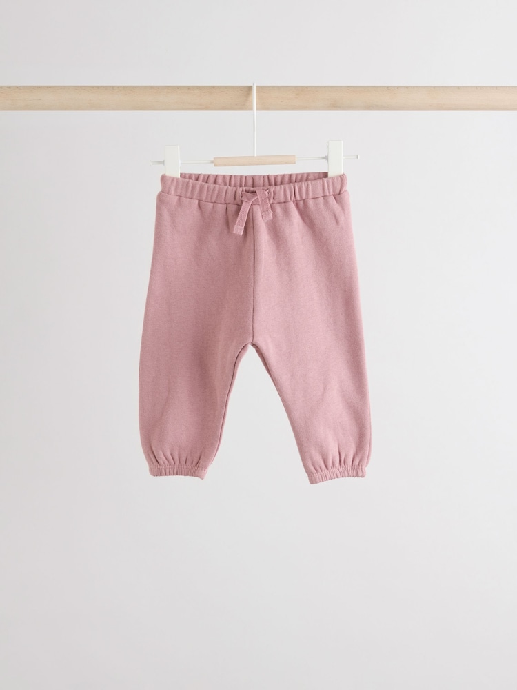 Cream/Pink Baby Sweatshirt & Joggers 6 Piece Set (0mths-2yrs) - Image 10 of 14