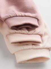 ורוד/שמנת - Baby Sweatshirt & Joggers 6 Piece Set (0mths-2yrs) - תמונה 14 מתוך 14