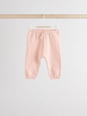 ורוד/שמנת - Baby Sweatshirt & Joggers 6 Piece Set (0mths-2yrs) - תמונה 8 מתוך 14