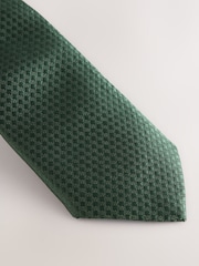 Green Signature Italian Silk Textured Tie - Image 2 of 3