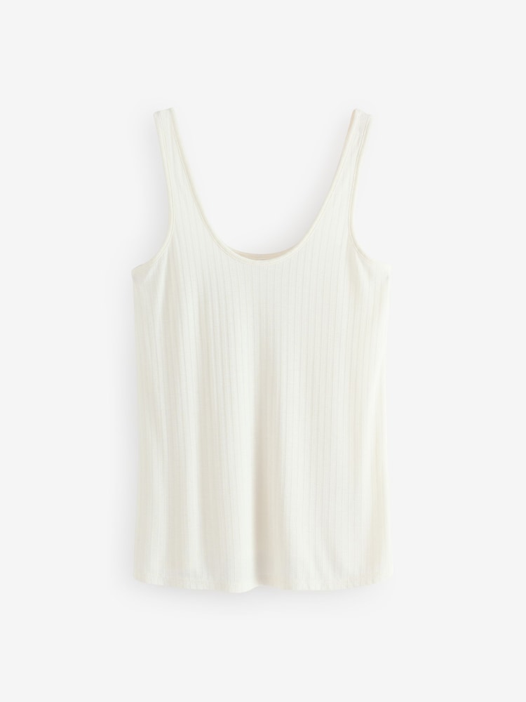 Rust/Cream/Mauve Purple Rib Vests 3 Pack - Image 12 of 14