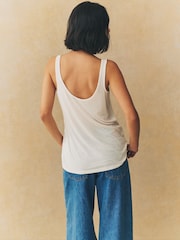 Rust/Cream/Mauve Purple Rib Vests 3 Pack - Image 3 of 14