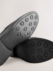 Black Wide Fit Penny Loafers - Image 5 of 5