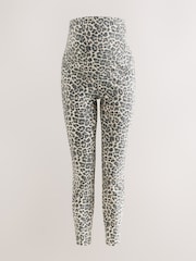 Animal Print Maternity Denim Leggings - Image 6 of 9