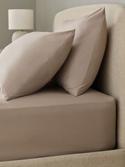 Mid Natural Non Iron Simply Soft Extra Deep Fitted Sheet - Image 1 of 2