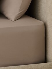 Mid Natural Non Iron Simply Soft Extra Deep Fitted Sheet - Image 2 of 2