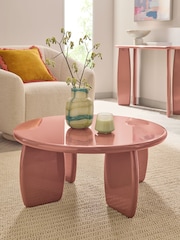 Pink Lola Gloss Coffee Table - Image 1 of 3