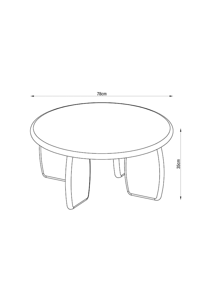 Pink Lola Gloss Coffee Table - Image 3 of 3 Pink Lola Gloss Coffee Table - Image 3 of 3