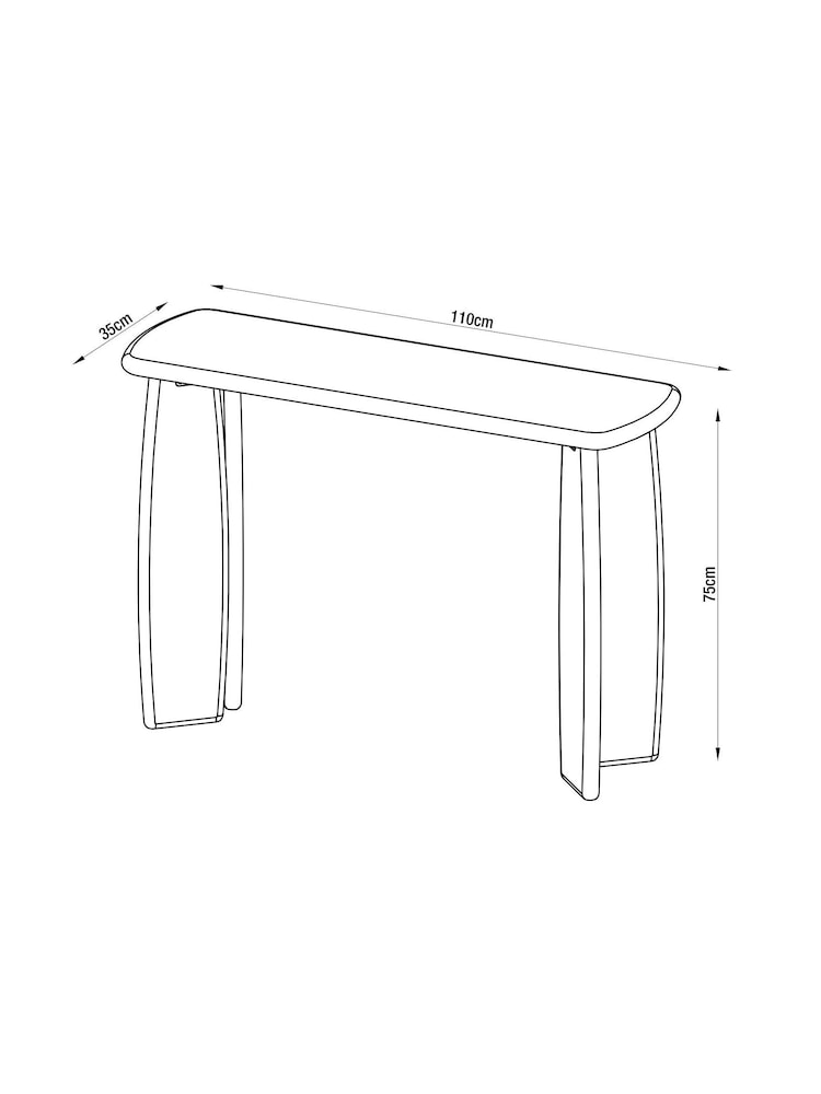 Pink Lola Gloss Console Table - Image 4 of 4 Pink Lola Gloss Console Table - Image 4 of 4