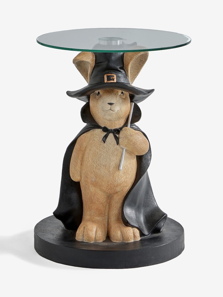 Black Wizard Rosie Rabbit Shaped Side Table - Image 1 of 3
