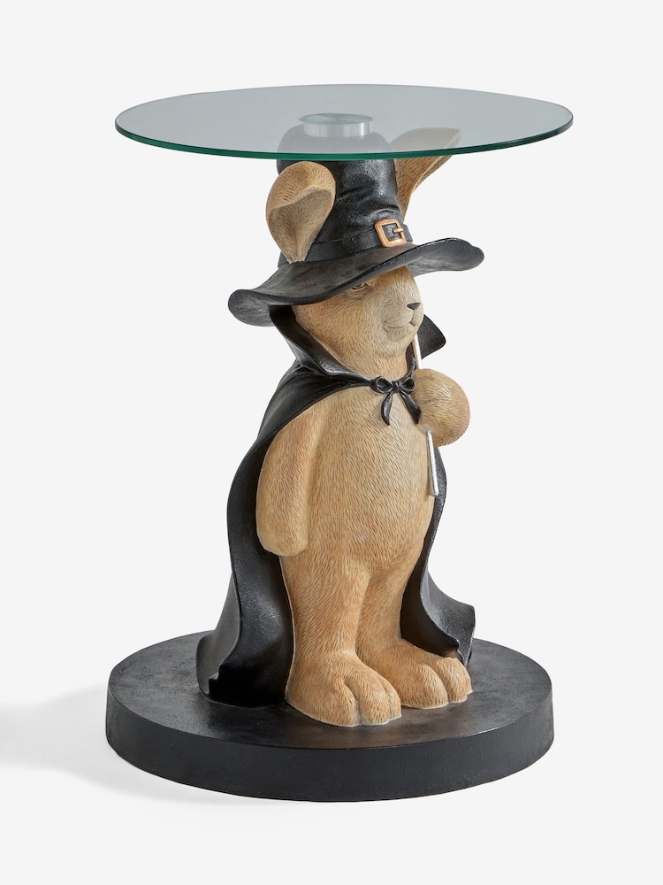 Black Wizard Rosie Rabbit Shaped Side Table - Image 2 of 3
