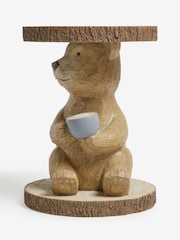 Natural Bertie with Coffee Resin Shaped Side Table - Image 6 of 7
