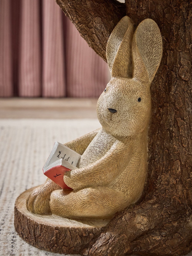 Light Natural Rosie Rabbit Resin Side Table - Image 2 of 5 Light Natural Rosie Rabbit Resin Side Table - Image 2 of 5