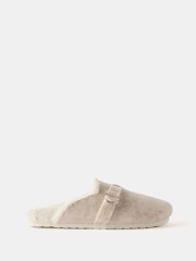Mint Velvet Cream Felt Clog Slippers - Image 3 of 3
